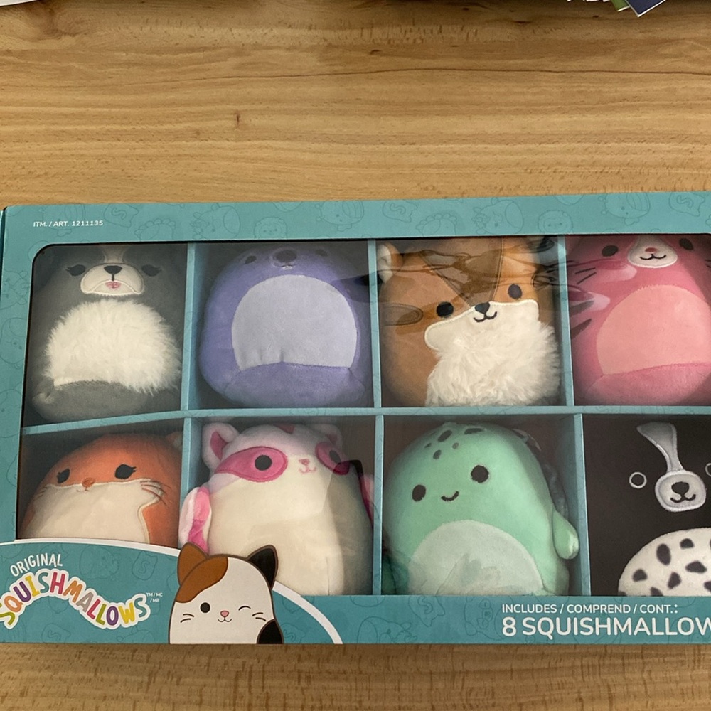 Squishmallows Small Pet Plush 8 pk Set - Multicolor Brand new in box